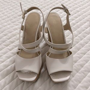 Michael Kors Cork Platform Sandals 1970s